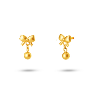Brinco Infantil em Ouro Amarelo 18K  