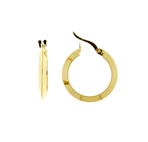 Brinco Argola em Ouro Amarelo 18K