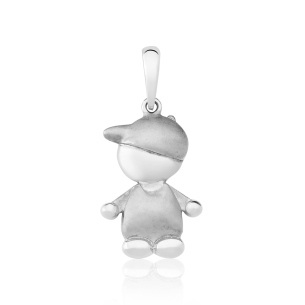 Pingente Ouro Branco 18K  