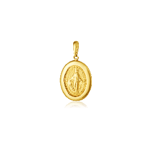 Pingente Nossa Senhora das Graças em Ouro Amarelo 18K