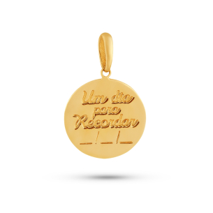 Pingente Anjo com Diamante em Ouro Amarelo 18K