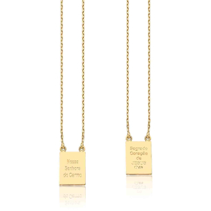 Escapulário em Ouro Amarelo 18K