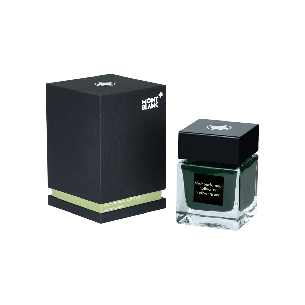 Frasco de tinta Montblanc 50 ml, Elixir Parfumeur, fragrância Vetiver, verde