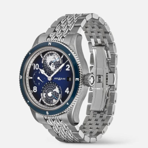 Relógio Montblanc 1858 Geosphere Azul