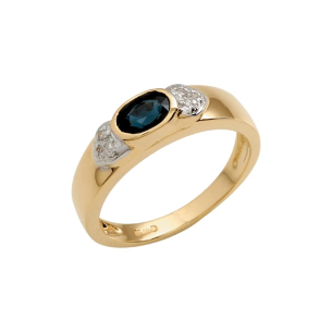Anel de Formatura em Ouro Amarelo E Ouro Branco 18K 