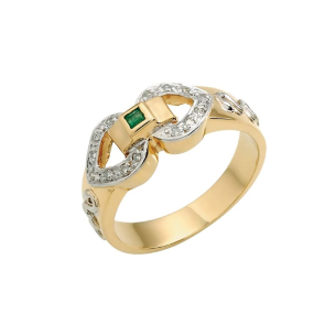 Anel de Formatura em Ouro Amarelo E Ouro Branco 18K 