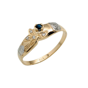 Anel de Formatura em Ouro Amarelo E Ouro Branco 18K 