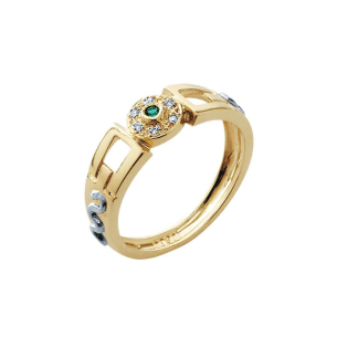 Anel de Formatura em Ouro Amarelo E Ouro Branco 18K 