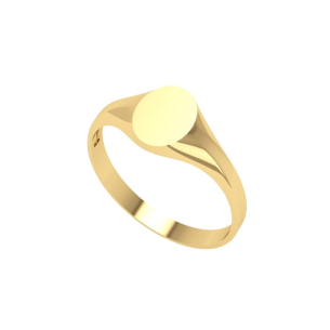 Anel Chancela em Ouro Amarelo 18K 