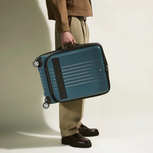 MALA TROLLEY M4810 COM BOLSO AZUL