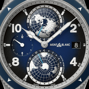 Relógio Montblanc 1858 Geosphere Azul
