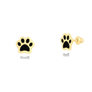 Brinco Infantil em Ouro Amarelo 18K  