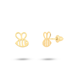 Brinco Infantil em Ouro Amarelo 18K   