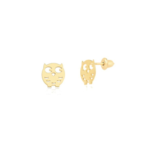 Brinco Infantil em Ouro Amarelo 18K  