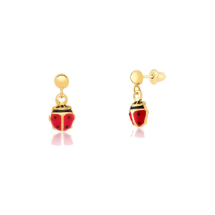 Brinco Infantil em Ouro Amarelo 18K  