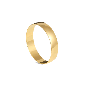 Aliança em Ouro Amarelo 18K 