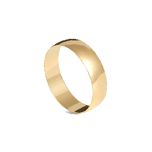Aliança em Ouro Amarelo 18K 