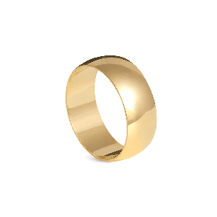 Aliança em Ouro Amarelo 18K 