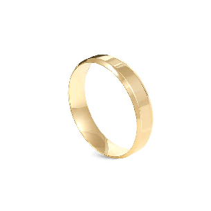 Aliança em Ouro Amarelo 18K  