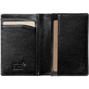 Porta-Cartões Montblanc Nightfligth Masculino Cem Ouro Preto