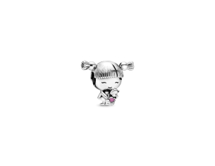 Pingente Pandora Menina Carinhosa Prata 925