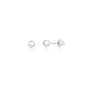 Brinco Infantil em Ouro Branco 18K  