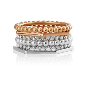 Anel em Ouro Branco 18K 