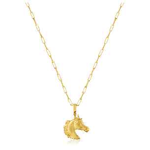 Pingente Ouro Amarelo 18K cavalo