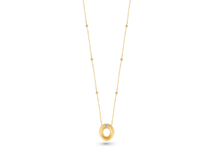 Gargantilha em Ouro Amarelo 18K com Diamantes