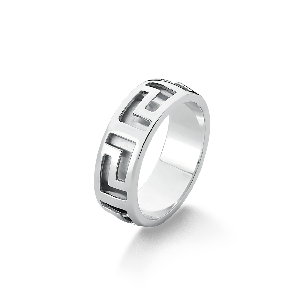 Anel em Ouro Branco 18K 