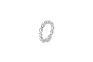 Anel em Ouro Branco 18K 