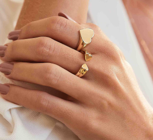 Anel em Ouro Amarelo 18K 