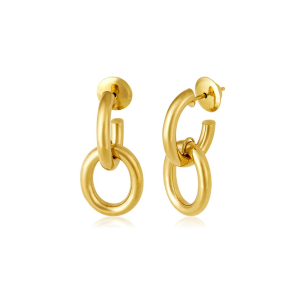 Brinco Argola em Ouro Amarelo 18K  