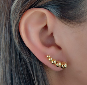 Brinco em Ouro Amarelo 18K