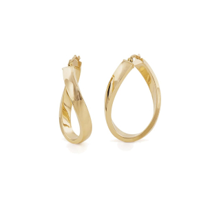Brinco Argola em Ouro Amarelo 18K  