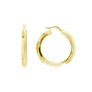 Brinco Argola  em Ouro Amarelo 18K  
