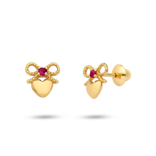 Brinco Infantil em Ouro Amarelo 18K  