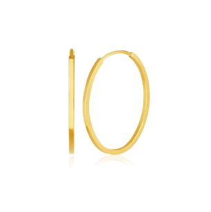 Brinco Argola em Ouro Amarelo 18K  