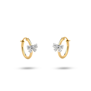 Brinco em Ouro Amarelo 18K com Diamantes  