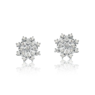Brinco chuveiro em Ouro 18k diamantes
