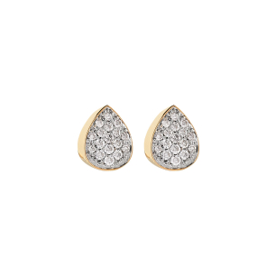 Brinco em Ouro Amarelo 18K com Diamantes  