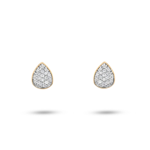 Brinco em Ouro Amarelo 18K com Diamantes   