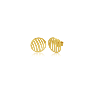 Brinco em Ouro Amarelo 18K recorte a laser