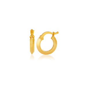 Brinco Argola em Ouro Amarelo 18K  