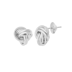 Brinco de ouro branco - 18k