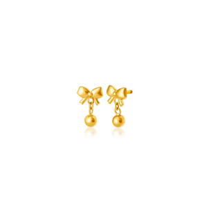 Brinco infantil de ouro amarelo - 18k