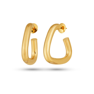 Brinco em Ouro Amarelo 18k Triângulo Mérite 