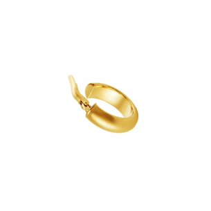 Brinco em Ouro Amarelo 18K Piercing Abaulado  