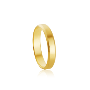 Aliança em Ouro Amarelo 18K 