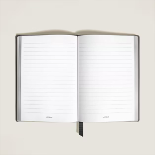Caderno Montblanc Medio, Saffiano Leather, Black - Lined Pages